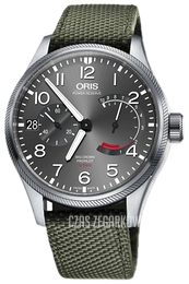 Oris Aviation Szary/Tkanina Ø44 mm 01 111 7711 4163-07 5 22 14FC