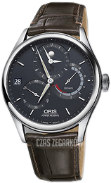 Oris Culture Czarny/Skóra Ø43 mm 01 112 7726 4055-Set 1 23 73FC