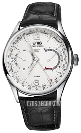 Oris Culture Srebrny/Skóra Ø43 mm 01 113 7738 4061-Set 1 23 72FC