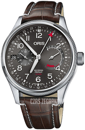 Oris Aviation Szary/Skóra Ø44 mm 01 114 7746 4063-Set 1 22 72FC