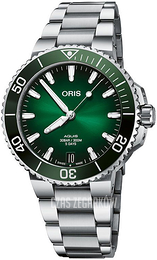 Oris Aquis Zielony/Stal Ø41.5 mm 01 400 7769 4157-07 8 22 09PEB