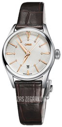 Oris Culture Srebrny/Skóra Ø28 mm 01 561 7722 4031-07 5 14 65FC