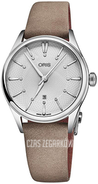 Oris Culture Srebrny/Skóra Ø33 mm 01 561 7724 4051-07 5 17 33FC