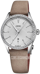 Oris Culture Srebrny/Skóra Ø33 mm 01 561 7724 4951-07 5 17 33FC