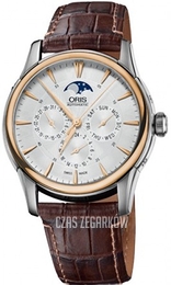 Oris Oris Culture Srebrny/Skóra Ø40.5 mm 01 582 7689 6351-07 5 21 70FC