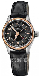 Oris Aviation Czarny/Skóra Ø29 mm 01 594 7680 4364-07 5 14 76FC