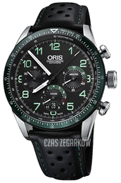 Oris Motor Sport Czarny/Skóra Ø44 mm 01 676 7661 4494-Set LS