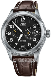 Oris Aviation Czarny/Skóra Ø44.7 mm 01 690 7735 4164-07 1 22 72FC