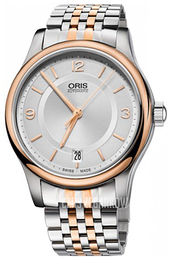 Oris Culture Srebrny/Stal w kolorze różowego złota Ø37 mm 01 733 7578 4331-07 8 18 63
