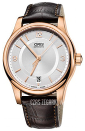 Oris Culture Srebrny/Skóra Ø37 mm 01 733 7578 4831-07 6 18 10