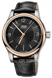 Oris Culture Czarny/Skóra Ø42 mm 01 733 7594 4334-07 5 20 11