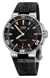 Oris Aquis Czarny/Guma Ø43 mm 01 733 7653 4159-07 4 26 34EB