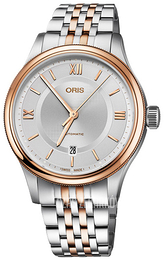 Oris Culture Srebrny/Stal w kolorze różowego złota Ø42 mm 01 733 7719 4371-07 8 20 12