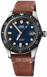 Oris Diving Niebieski/Skóra Ø42 mm 01 733 7720 4055-07 5 21 45