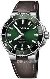 Oris Diving Zielony/Skóra Ø43.5 mm 01 733 7730 4157-07 5 24 10EB