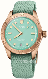 Oris Divers Zielony/Tkanina Ø38 mm 01 733 7771 3157-07 3 19 03BRS
