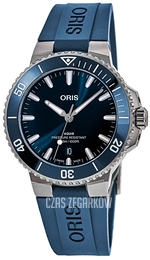 Oris Aquis Niebieski/Guma Ø43.5 mm 01 733 7789 4135-07 4 23 35FC