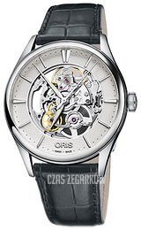 Oris Culture Srebrny/Skóra Ø40 mm 01 734 7721 4051-07 5 21 61FC