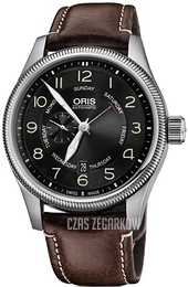 Oris Aviation Czarny/Skóra Ø44 mm 01 745 7688 4064-07 5 22 77FC