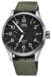 Oris Aviation Czarny/Tkanina Ø45 mm 01 748 7710 4164-07 5 22 14FC