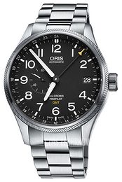 Oris Aviation Czarny/Stal Ø45 mm 01 748 7710 4164-07 8 22 19