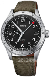 Oris Aviation Czarny/Skóra Ø44 mm 01 748 7756 4064-07 3 22 02LC