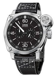 Oris BC4 Czarny/Skóra Ø42.7 mm 01 749 7632 4194-Set LS