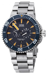 Oris Divers Niebieski/Stal Ø46 mm 01 749 7663 7185-Set MB