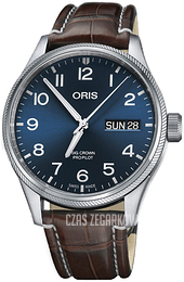 Oris Aviation Niebieski/Skóra Ø45 mm 01 752 7698 4065-07 1 22 72FC