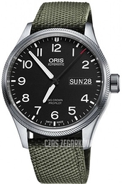 Oris Oris Aviation Czarny/Tkanina Ø45 mm 01 752 7698 4164-07 5 22 14FC
