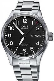 Oris Oris Aviation Czarny/Stal Ø45 mm 01 752 7698 4164-07 8 22 19
