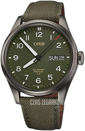 Oris Aviation Zielony/Skóra Ø44 mm 01 752 7760 4287-Set