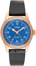 Oris Aviation Niebieski/Skóra Ø40 mm 01 754 7741 3185-Set