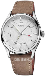Oris Culture Srebrny/Skóra Ø40 mm 01 755 7742 4051-07 5 21 32FC