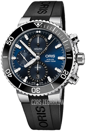 Oris Diving Niebieski/Guma Ø45.5 mm 01 774 7743 4155-07 4 24 64EB