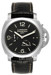 Panerai Contemporary Luminor 1950 3 Days GMT Power Reserve Automatic Czarny/Skóra Ø44 mm PAM00321