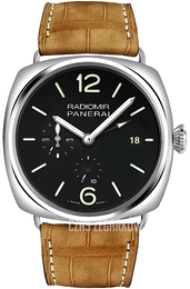 Panerai Contemporary Czarny/Skóra Ø47 mm PAM00323