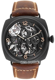 Panerai Special Radiomir Tourbillon GMT Ceramique Szkieletowa tarczy/Skóra Ø48 mm PAM00348