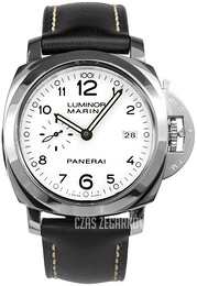 Panerai Luminor Biały/Skóra Ø44 mm PAM00499