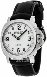 Panerai Luminor Biały/Skóra Ø44 mm PAM00561