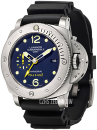 Panerai Luminor Niebieski/Guma Ø47 mm PAM00719