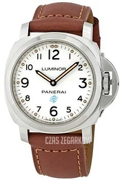 Panerai Luminor Biały/Skóra Ø44 mm PAM00775
