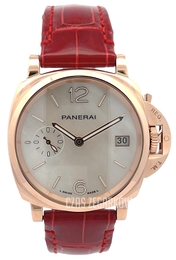 Panerai Luminor Biały/Skóra Ø42 mm PAM01280