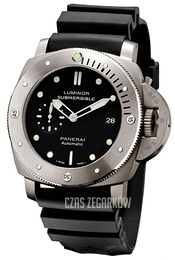 Panerai Contemporary Luminor 1950 Submersible 3 Days Automatic Czarny/Guma Ø47 mm PAM00305