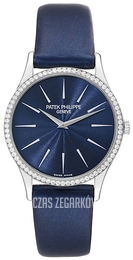 Patek Philippe Calatrava Niebieski/Skóra Ø33 mm 4896G