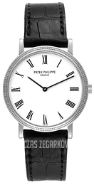 Patek Philippe Calatrava Biały/Skóra Ø35 mm 5120G/001