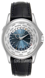 Patek Philippe Complicated World Time Niebieski/Skóra Ø39.5 mm 5130P/001