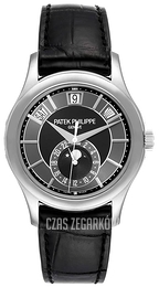 Patek Philippe Complicated Annual Calender Czarny/Skóra Ø40 mm 5205G/010