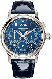 Patek Philippe Grand Complications Niebieski/Skóra Ø38.3 mm 5372P/001
