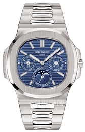 Patek Philippe Nautilus Niebieski/18 karatowe białe złoto Ø40 mm 5740/1G/001